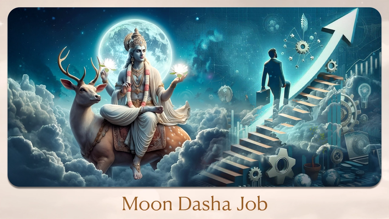 Moon dasha job